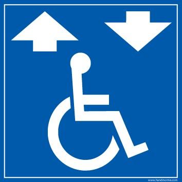 LOT DE 2 - PANNEAU MONTE ESCALIER POUR FAUTEUIL ROULANT - 350 X 350 - PVC