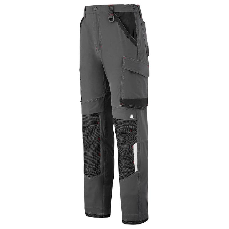 PANTALON RULER.LX STRETCH CHARCOAL ET NOIR T58 POUR HOMME - LAFONT - 1ATTST
