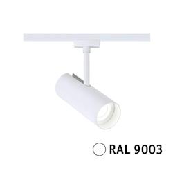Paulmann URail Spot sur rail LED Theron Spot individuel  1100lm 11W 4000K gradable 230V Blanc signal 95698 - blanc plastique 95698_0