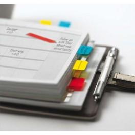 POST-IT CARTE DE 3 COULEURS D'INDEX STRONG 2,5 X 3,8 CM (ROUGE, JAUNE, BLEU) 686-RYB