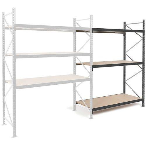 RAYONNAGE SUIVANT RAYVOL 2500X1800X1000 3 NIVEAUX AGGLO - MANORGA