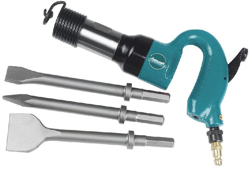 Burineur robuste pneumatique avec 3 burins de 12,7 mm Aircraft MHA PRO_0