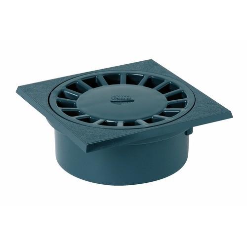 SIPHON DE SOL EN PVC GRIS - 150 X 150 MM - SORTIE M50 - F40/63 - SC456 NICOLL