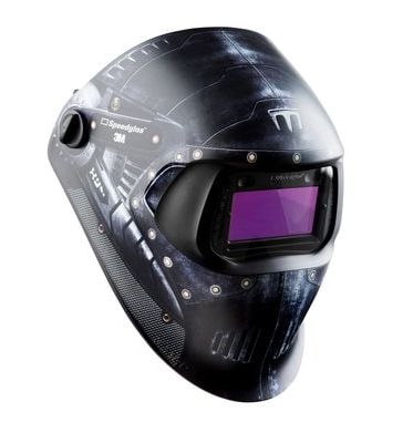 Speedglas™ 100 Trojan Warrior - Cagoule de soudure 3M avec teinte sombre variable 8 à 12 (100V) et filtre auto-obscurcissant_0