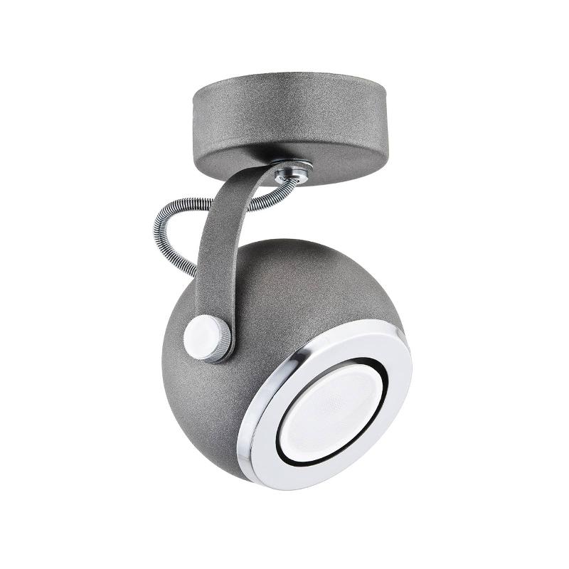 EULUNA SPOT POUR PLAFOND KRON À 1 LAMPE, ANTHRACITE
