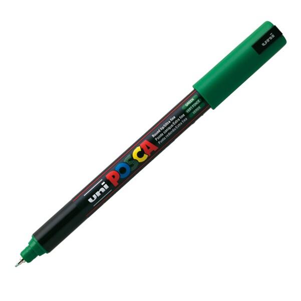 UNI MITSUBISHI POSCA Fineliner PC-1MR Pointe ultrafine verte (pointe 0,7 mm) - vert M PC1MR V_0