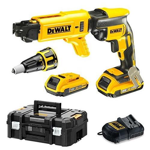 Visseuse plaquiste 18v + 2 batteries 2ah + chargeur + coffret tstak - DEWALT - dcf620d2k-qw - 775564_0