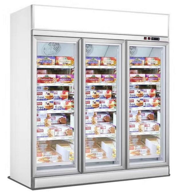 Vitrine réfrigérée négative en 3 portes (congélateur) - r290 gaz écologique_0