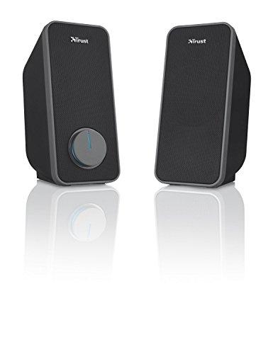 Trust Arys - Enceinte 2.0 avec amplificateur intégré pour PC - 14W RMS - Noir_0