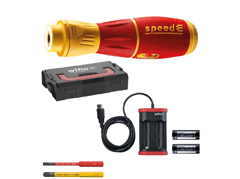 Wiha 44318 - Visseuse électrique et visseuse à percussion - Rouge et jaune - Batterie Lithium-Ion - 1,04 kg_0