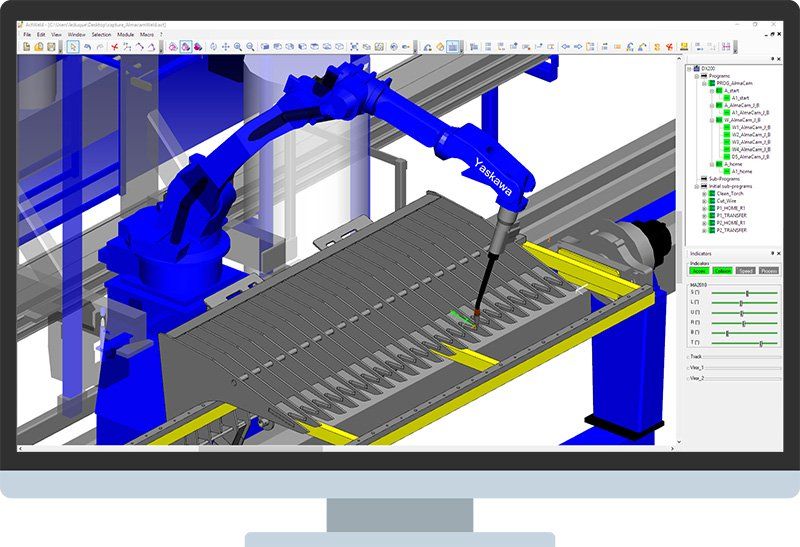 Almacam weld - logiciel cfao - alma - le logiciel de programmation hors-ligne de robots de soudage à l’arc_0