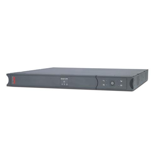 APC Smart-UPS Interactivité de ligne 450VA 4sortie(s) CA Rack/Tour Gris alimentation d'énergie non interruptible_0