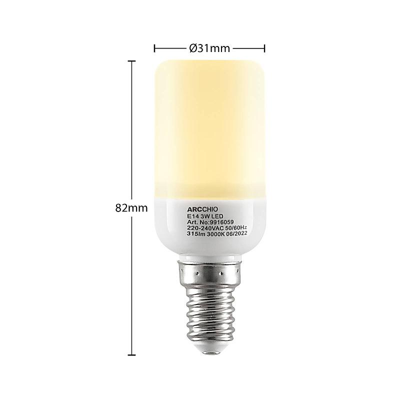 ARCCHIO AMPOULE LED TUBE E14 3 W 3 000 K