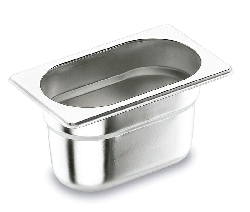 Bac GN Gastro 1/3 Inox - Hauteur 65 mm - Acier inoxydable Lacor_0