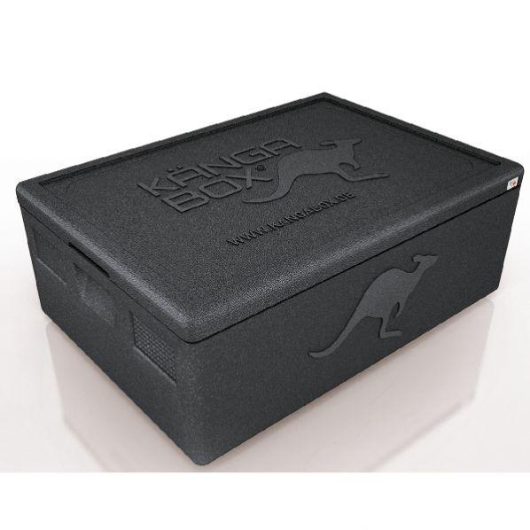 Boîte isotherme KANGABOX Expert GN 1/1 Noir - robuste et légère pour transport HACCP_0