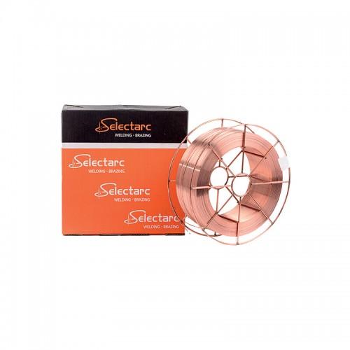 BOBINE FIL MIG MAG SG2 ACIER - DIAMÈTRE FIL 1MM - DIAMÈTRE BOBINE 300MM - 15KG SELECTARC