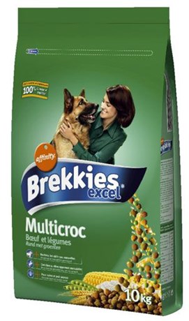 BREKKIES EXCEL MULTICROC BOEUF 10 KG