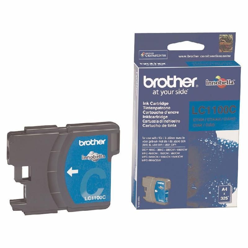 BROTHER CARTOUCHE D'ENCRE LC1100 C (LC-1100C) - INNOBELLA™ - COULEUR: CYAN