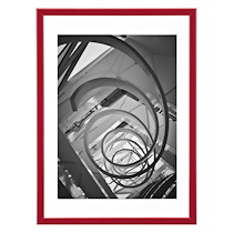 CADRE ALUMINIUM POUR EXPOSITION - 60 X 80 CM ROUGE