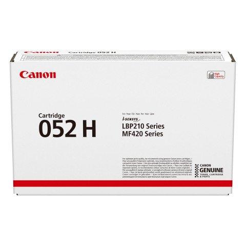 CANON 052H - TONER HAUTE CAPACITÉ NOIR POUR IMPRIMANTE LASER - TONER AUTHENTIQUE