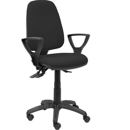 CHAISE TARANCÓN ACCOUDOIRS FIXES - NOIR - PIQUERAS Y CRESPO