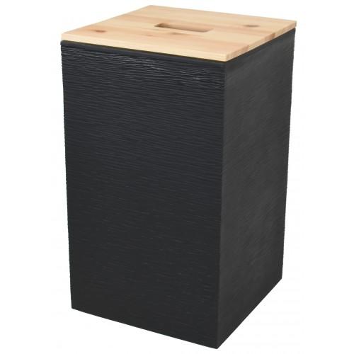 COFFRE À GRANULÉS DE BOIS STONE - 36L - JURA MONTANIA EDA PLASTIQUES
