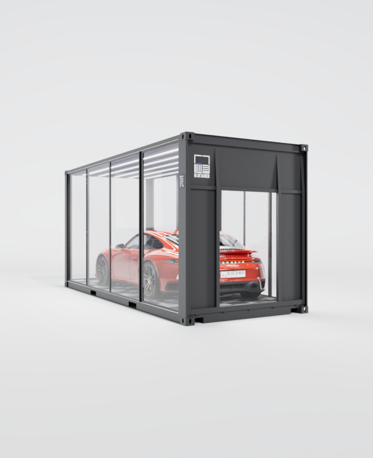 Conteneur d'exposition et de transport premium pour véhicule - Cargo Display X? 20HC_1