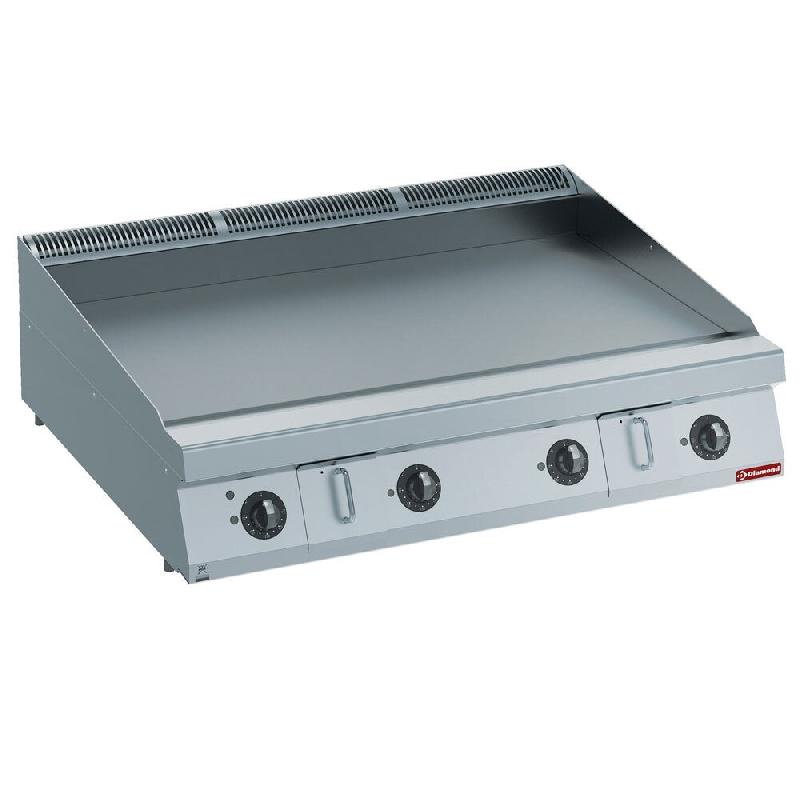 Diamond - Plaque de cuisson élec. HP, lisse, nitro chrome -TOP- - réf. E22/PLNC12-HP - inox AKS-E22/PLNC12-HP_0