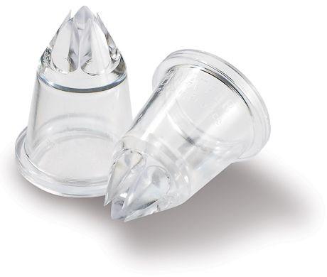 DOUILLE CANNELÉE COPOLYESTER D4 (VENDU PAR 2)