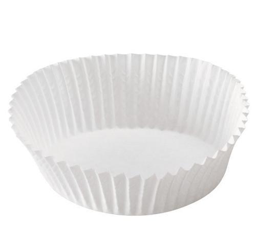 ECOPACK Caissettes papier blanc standard ingraissable - ø 8 x 3 cm (10000 unités) - blanc papier SE1208_0