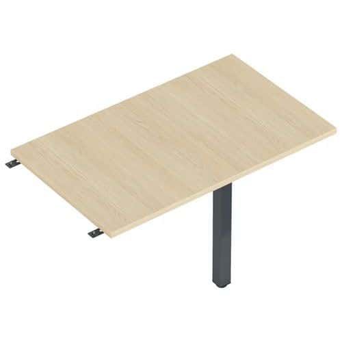 ENIS RETOUR 80 X 60 CM + 1 PIED ANTH. PLT. CHÊNE CLAIR - MBA