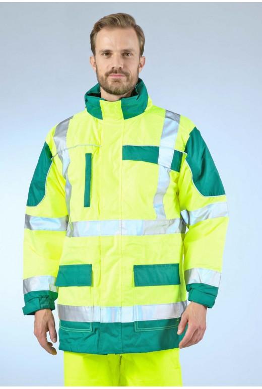 Ensembles parka et gilet pluie et froid 300D Sononyl Haute Visibilité - RPGFRHVSYJNAL-DM06_0