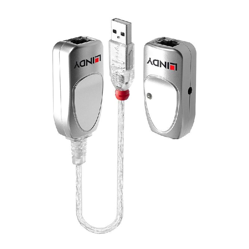 Extender USB CAT5 Lindy - Extension USB - externe - 4002888428057_0