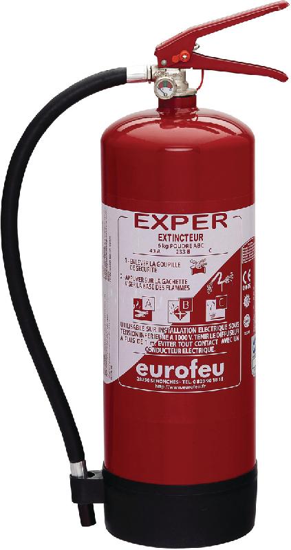 EXTINCTEUR EUROFEU POUDRE ABC PP 6 KG EXPERT
