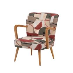 Fauteuil Hoani gris -  Multicolore Autre Tissu Amadeus 63x70 cm - multicolore 3520071910536_0