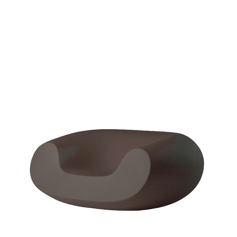 Fauteuil lounge in & out CHUBBY - brun_0