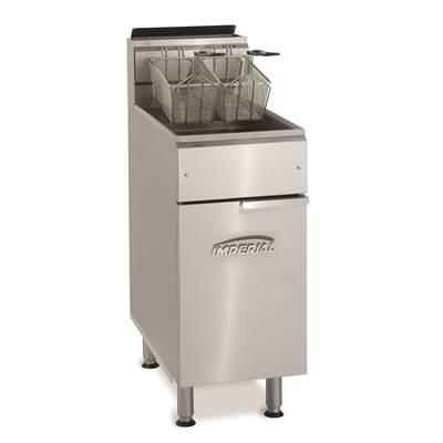 Friteuse à gaz sur coffre haut rendement professionnel - 27l - 41kw - PIFS-50_0