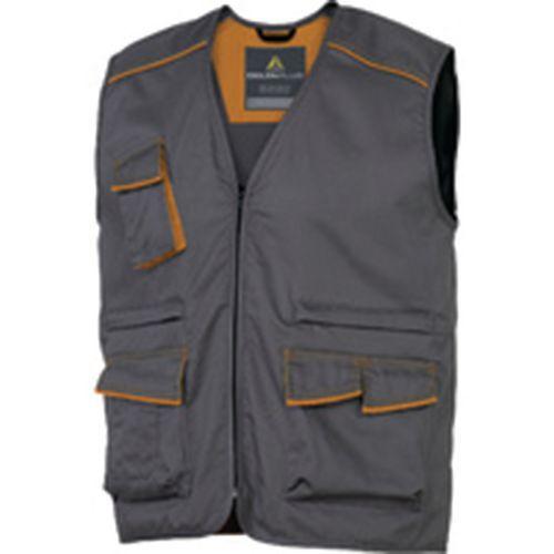 GILET DE TRAVAIL PANOSTYLE GRIS/ORANGE XS - DELTAPLUS