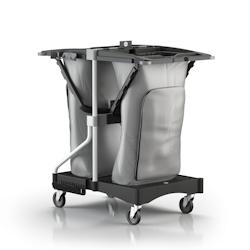 ICA Chariot menage brix light collection 2 X 120L - noir plastique polypropylène CARR02782_0