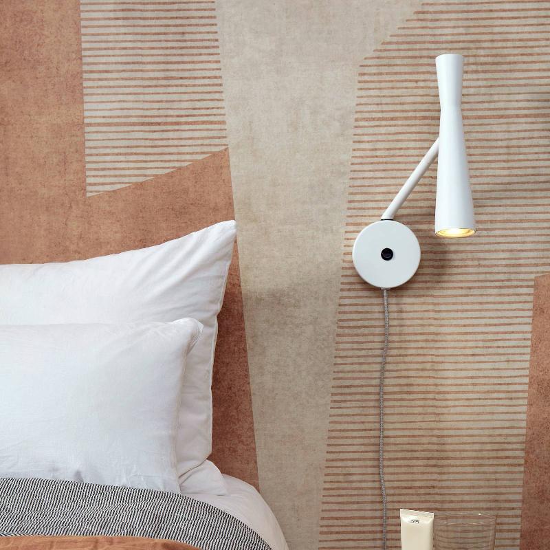 IT\'S ABOUT ROMI APPLIQUE MURALE BORDEAUX, BLANC