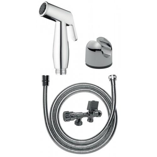 KIT DOUCHETTE WC EN LAITON AVEC MITIGEUR À ENCASTRER CHROMÉ DISFLEX