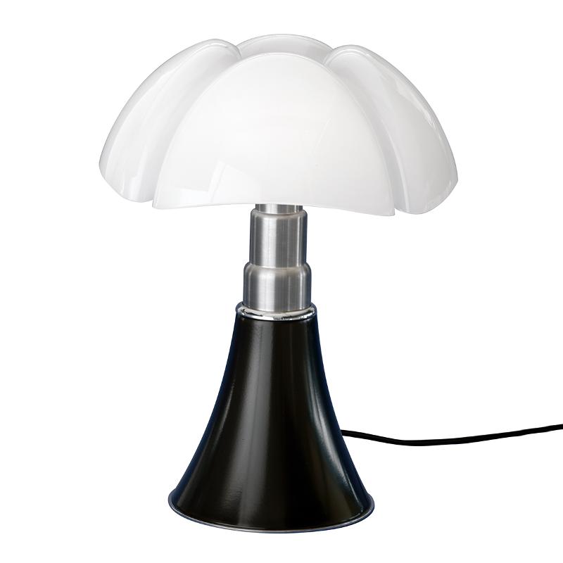 MARTINELLI LUCE LAMPE À POSER À HAUTEUR RÉGLABLE PIPISTRELLO NOIR