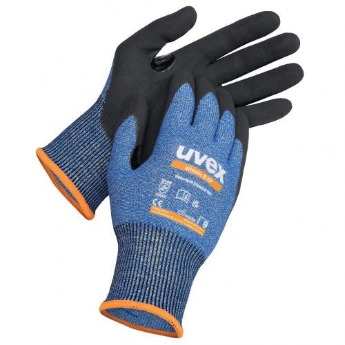 LOT DE 10 PAIRES DE GANTS ANTICOUPURE NIVEAU B ATHLETIC B XP - BLEU - TAILLE 6 UVEX
