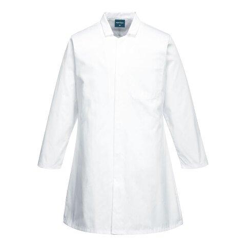 LOT DE 2 - PORTWEST 2202 BLOUSE HOMME AGROALIMENTAIRE, 1 POCHE BLANC - TAILLE M