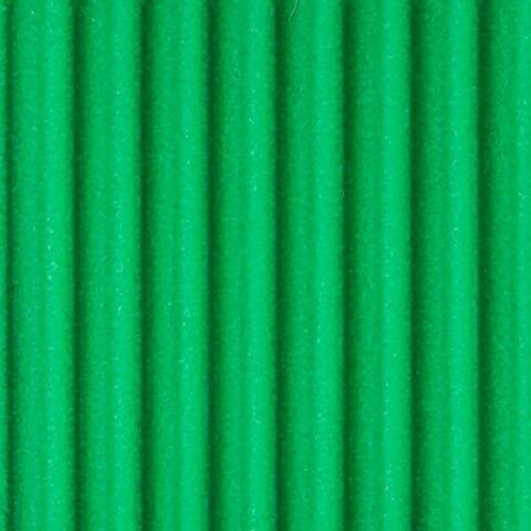 LOT DE 5 - CARTON ONDULÉ,ROULEAU MOYENNE CANNELURE 300G/M2 AU FORMAT 50X70CM - VERT PRÉ