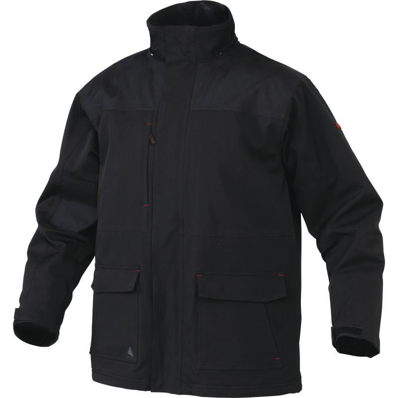 Parka polyester/élasthanne - imper-respirant avec coutures étanchées et capuche amovible - Milton_0