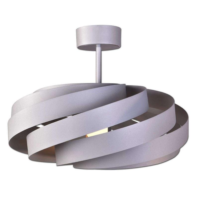 DOMILUCE PLAFONNIER VENTO, COULEUR ALUMINIUM, Ø 50 CM, MÉTAL