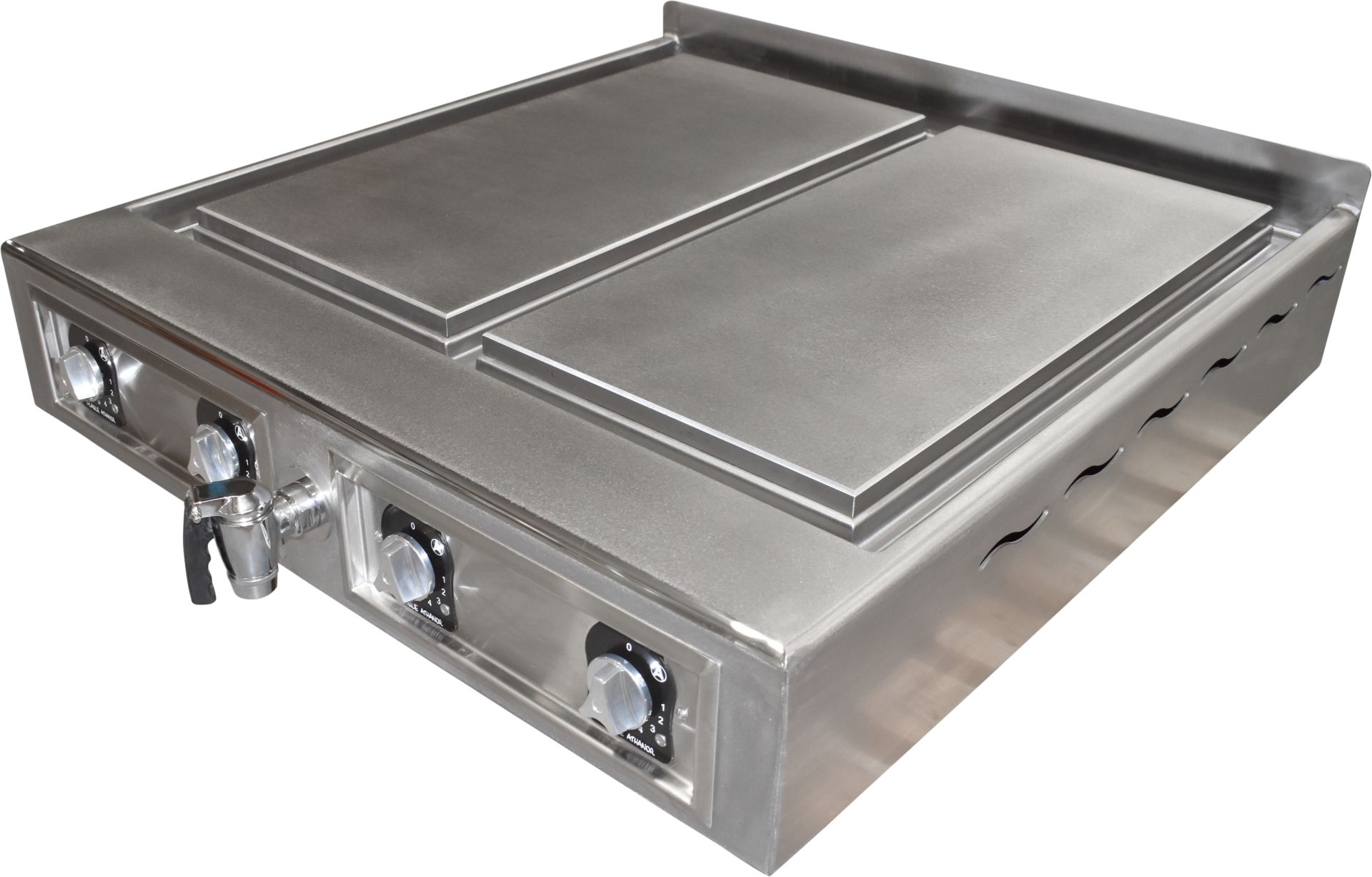 Plaque de cuisson électrique professionnelle - à poser - 14 à 16 kW - 4 zones de cuisson indépendantes - REF. ME104_0