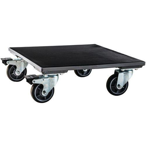 PLATEAU ROULANT BOIS 500 KG - 600 X 600 MM- MANUTAN EXPERT