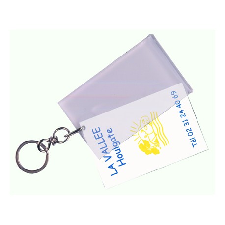 Porte-clés altuglass transparent plié_0